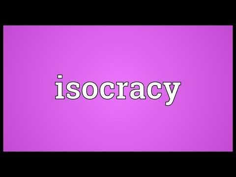 Header of isocracy