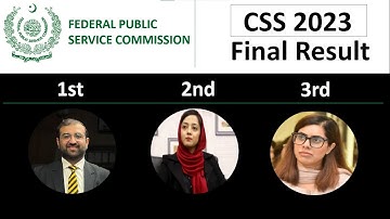 CSS 2023 Final Result | Adil Riaz | Shaher Bano | Okasha Abrar Rana