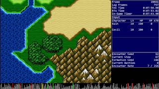 Final Fantasy IV Any% No64 Tool Assisted Speedrun