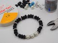 Anleitung elastisches Armband - Schmuck selber machen - DIY