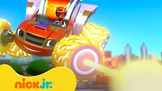 Super Blaze Uses Melting Powers To Save Crusher! | Blaze And The Monster Machines | Nick Jr. Uk