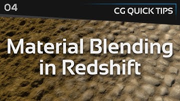 Material Blending in Redshift - CG Quick Tips #4