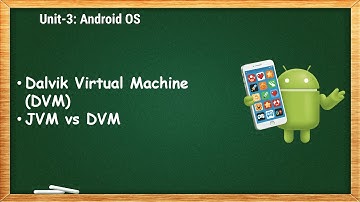 Dalvik Virtual Machine & DVM vs JVM | MAD - 3.3