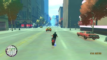 GTA IV EFLC GamePlay Chopper Bike Insane Nos Mod Super Speed Suiside (Short)