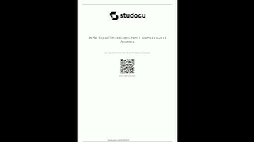 IMSA Traffic Signal Tech 1 Study Guide 4 Question and answers already passed 20259