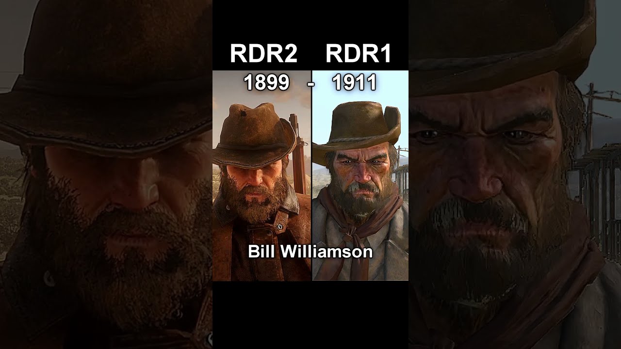 RDR2 VS RDR1 Character Comparison Part 1 Outdated 