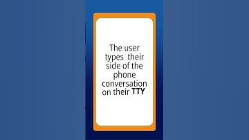 What Is TTY - in 30 Seconds or less
