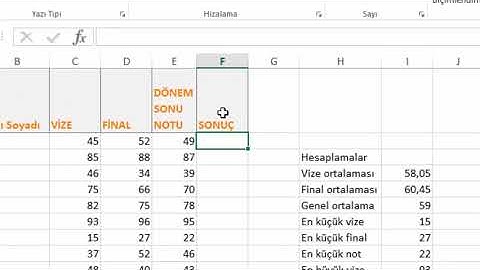 Excel Ders6