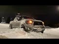 Getting a 4 Wheel Drive Toyota Tundra Stuck in Snow