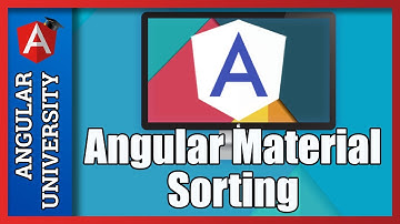 💥 Angular Material Data Table  - Sorting Data