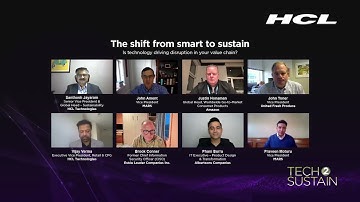HCL #Tech2Sustain Session 1, Segment 1: Key elements of sustainability for Retail and CPG industry