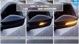How to install LED Dynamic Side Lights / Turn Signals -EASY- │Volkswagen Group and more...!!!