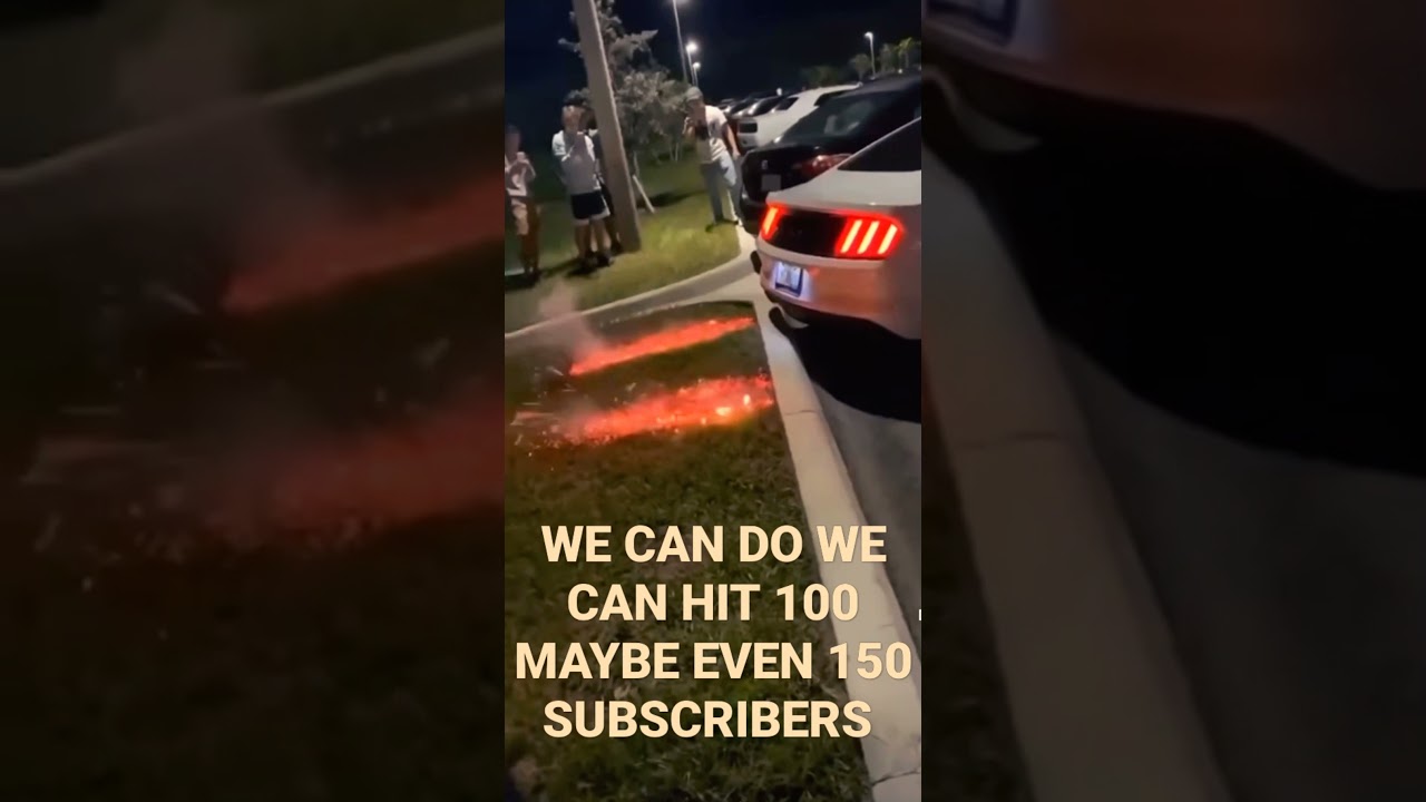 FORD-MUSTANG-FLAMES-BURN THE-GRASS-🔥