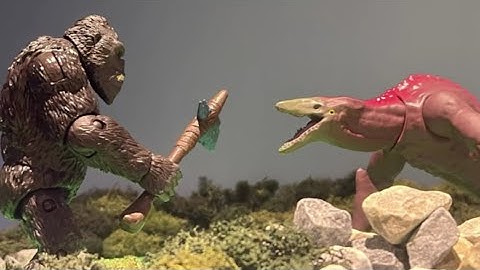 Kong Vs Giant Skull Crawler (STOP MOTION)