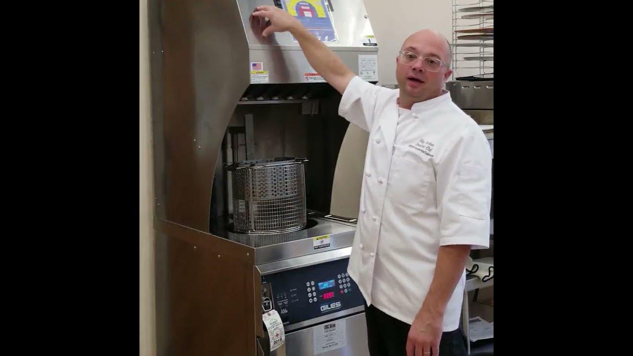 Giles Ventless Fryer in the Minnesota Culinary Center YouTube