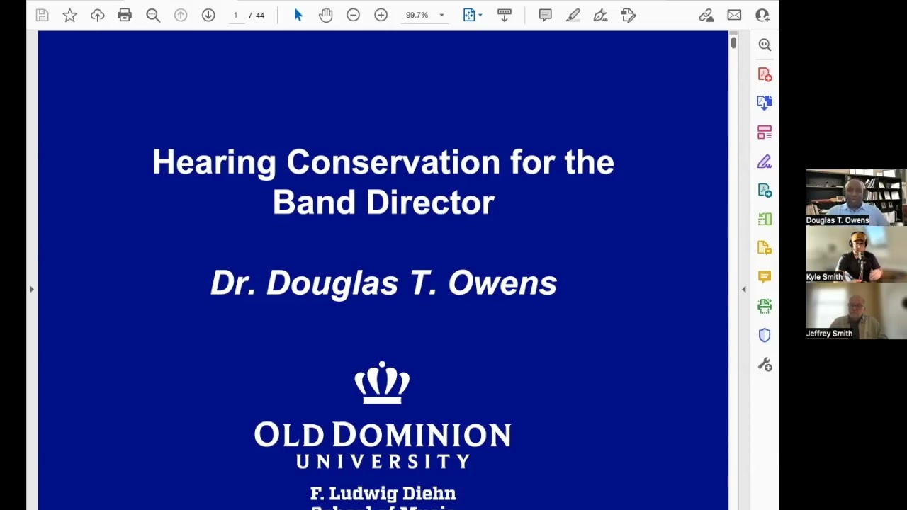 66 - Preventing Hearing Loss for Band Directors with Dr. Doug Owens