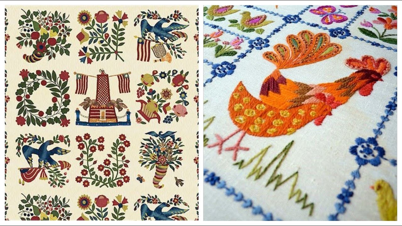 Most traditional and cool brazlin hand embroidery patterns - YouTube