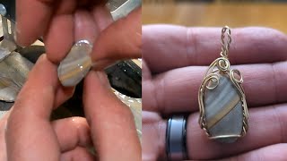 Turning four rocks into beautiful jewelry.