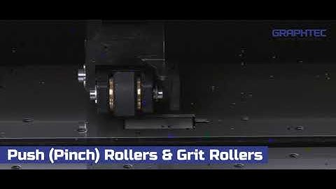How to adjust Push Rollers on the Graphtec FC8600
