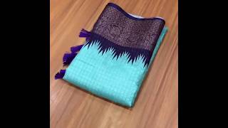 Soft chenderi chex weaving with temple design digital print with jaquard weaving border | 6374188978