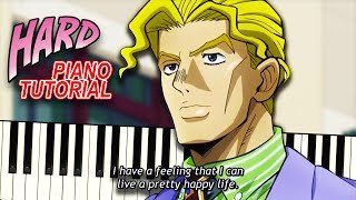 Killer (Kira's Theme) from JoJo's Bizarre Adventure Part 4 - Piano Tutorial Resimi