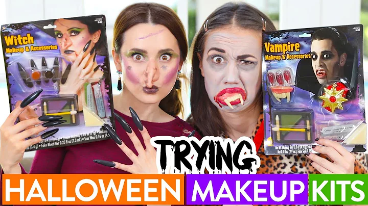 TRYING $5 HALLOWEEN MAKEUP ft Miranda Sings!