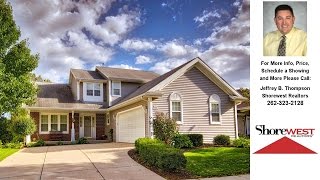 N163W19771 Riverview Dr, Jackson, WI Presented by Jeffrey B. Thompson.