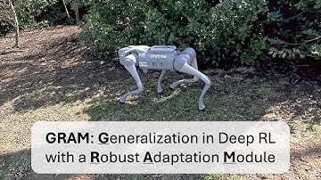 GRAM: Generalization in Deep RL with a Robust Adaptation Module