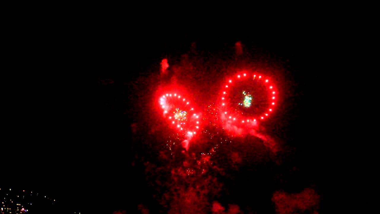 Queenstown New Years Eve 2013 Fireworks - YouTube