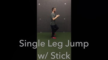 Single Leg Jump w/ Stick