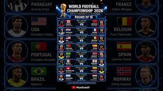 FIFA World Cup 2026 Round of 16 Fixtures | Full Match Schedule (IST) | #football #worldcup #fifa