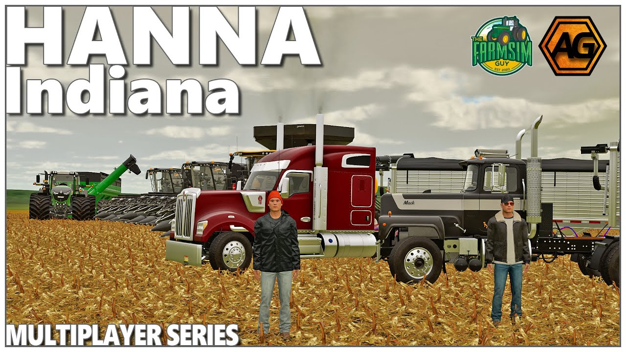 An unexpected harvest Hanna, Indiana Episode 08 with TheFarmSimGuy YouTube