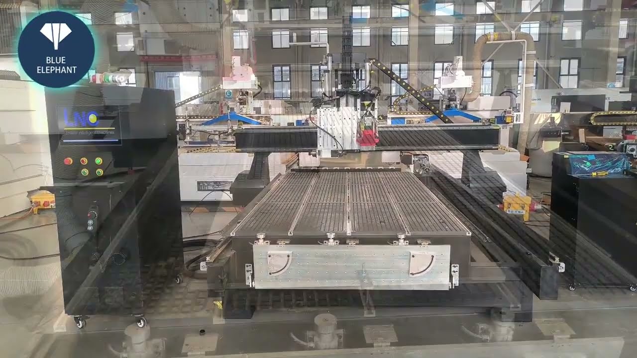Blue Elephant 1530 ATC with lateral spindle and rotary device test video for Qatar customer SD251201