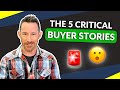 The 5 critical buyer stories to win the sale  5 minute sales training