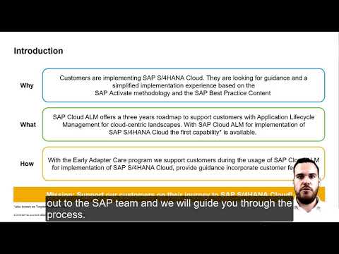 SAP Cloud ALM for SAP S/4HANA Cloud