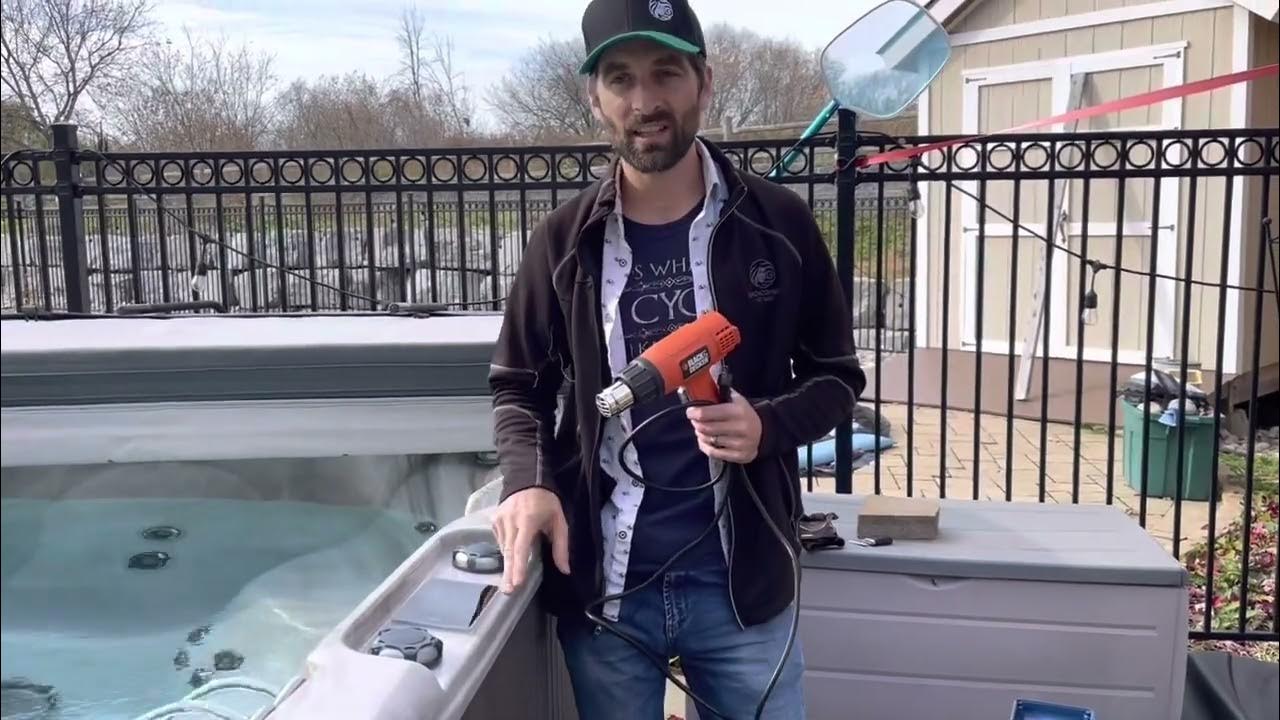 Hot tub control panel removal and replacement - YouTube