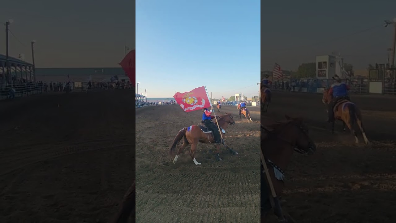 Tough Enough Equestrian Drill Team Tribute to our Troops Friday 2023 Davenport WA