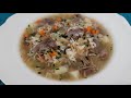 طريقة تحضير شوربة موزات الغنم الشهية How To Make The Best Lamb Shanks Soup Recipe 