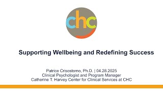 Supporting Wellbeing and Redefining Success | CHC x PAUSD 2025