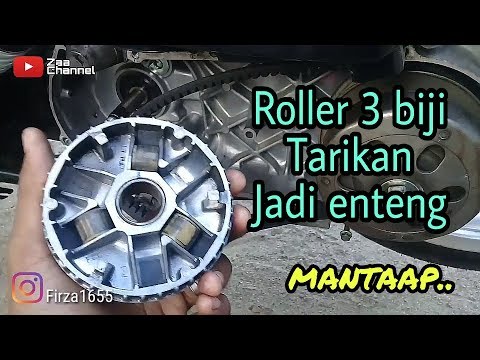 Pakek roller 3 biji tarikan  jadi enteng  motor  beat  fi  