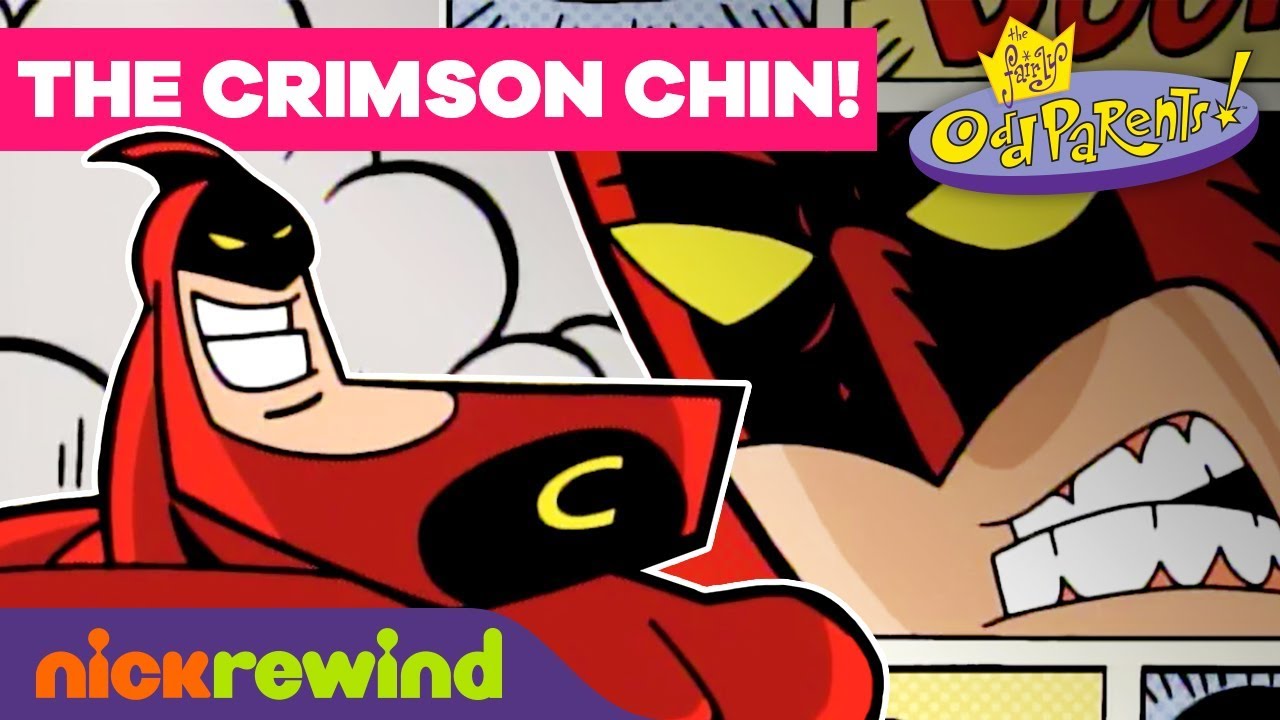 The Crimson Chin! 🦸 ♂ The Fairly OddParents NickRewind - YouTube.