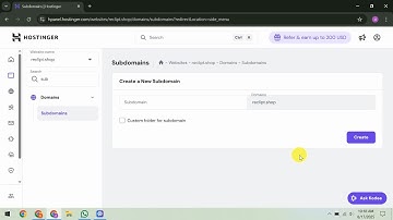 How To Set Up Wildcard Subdomain in Hostinger