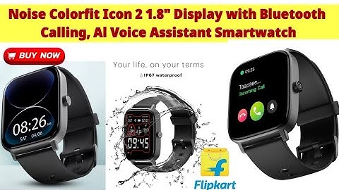 Noise Colorfit Icon 2 1.8" Display with Bluetooth Calling, Al Voice Assistant Smartwatch
