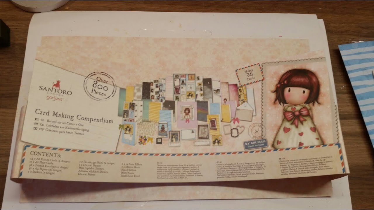 Santoro Gorjuss Girls Card Making Compendium.