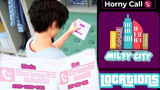 MILFY CITY V 1.0d Horny CALL NUMBERS LOCATIONS + 100% Save Data screenshot 3