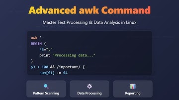 🔥 Advanced awk Command Tutorial: Unleash Linux Text Processing Power!