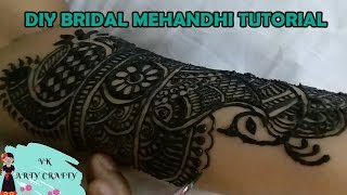 DIY Mehandi Tutorial\marudhani\Bridal mehandi-Mehandi tutorial for begginers