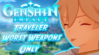 Can You Beat Genshin Impact Only Using The Traveler??!!