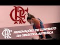 Renovações de contrato da ginástica artística do Flamengo