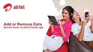 Add or Remove Data Booster Packs via #airtelthanks app screenshot 1